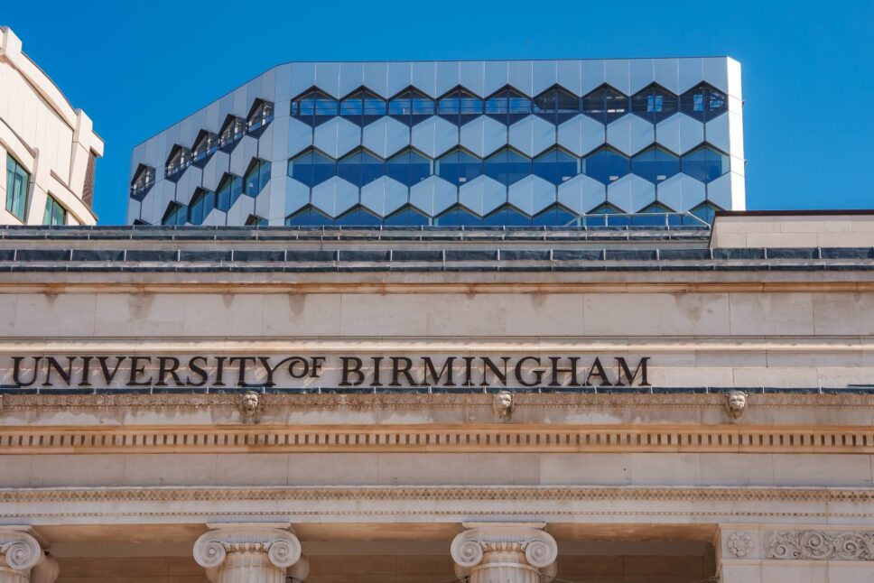 University-of-Birmingham-facade-with-UNIVERSITY-OF-BIRMINGHAM-inscribed