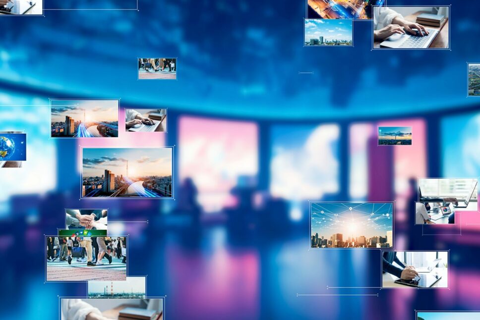 Distribution studio and video contents concept
