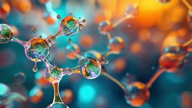 3D-model.-Atoms-chemical-bonds-biomolecules-Innovation-in-science-medicine