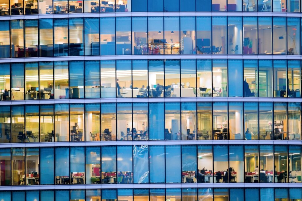 People-working-at-office-building-in-London